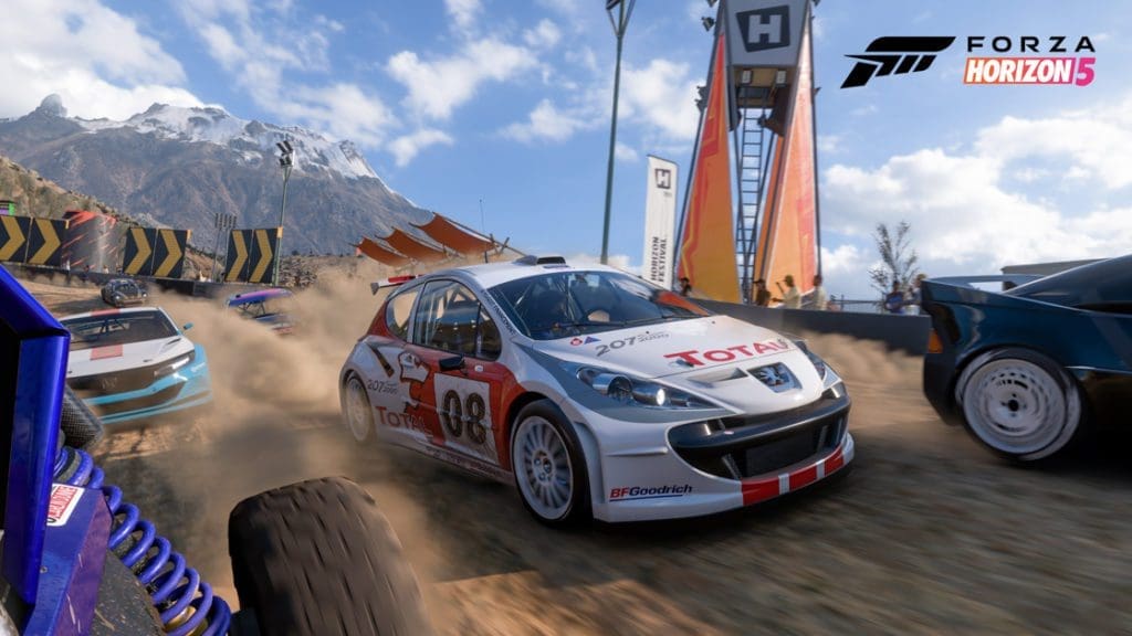 Forza Horizon 5 cars racing