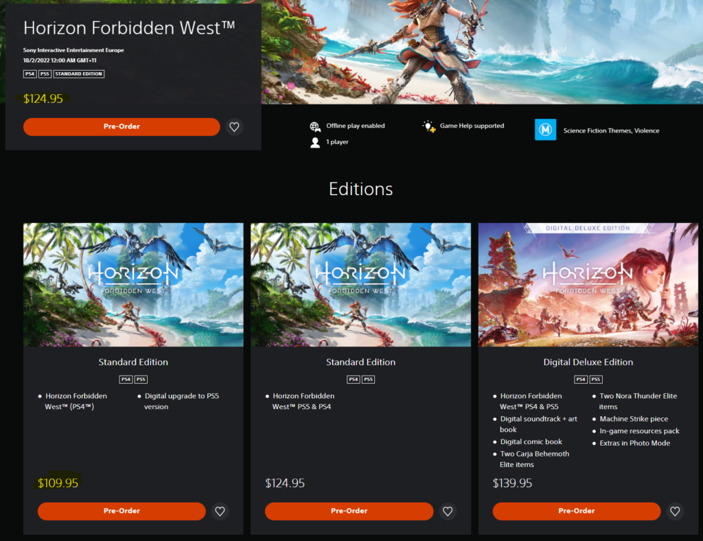 Horizon Forbidden West Digital Deluxe Edition (PS4 And PS5 ) on